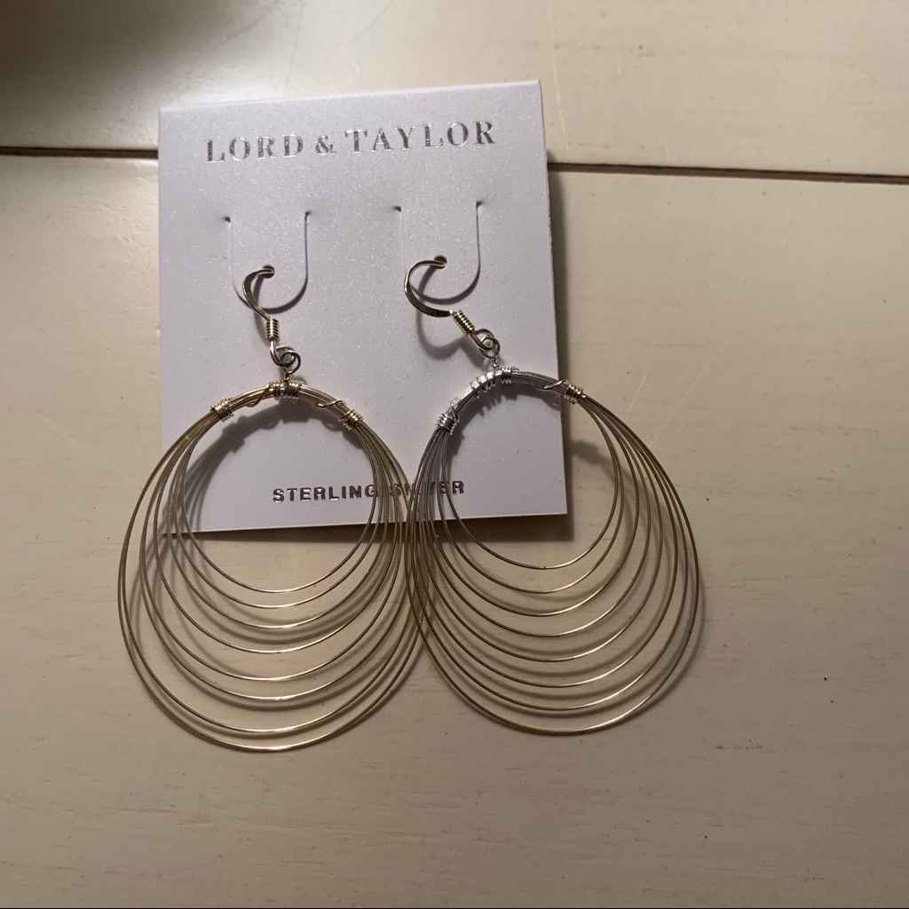 Sterling Silver Hanging Earrings